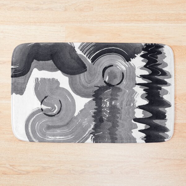 Item preview, ink explorations (092) - abstract black india ink painting designed and sold by expl-rations.