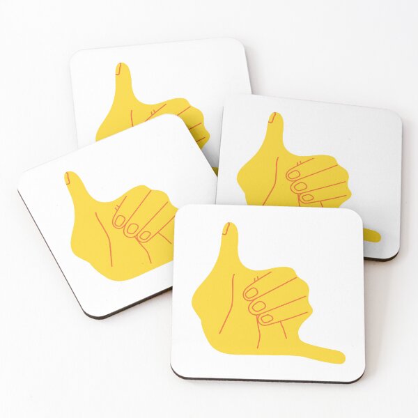 Item preview, Yellow Hang Loose Hand designed and sold by saisun.
