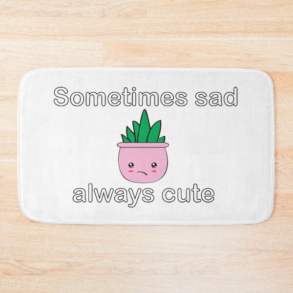 Item preview, Sad but cute mental health house plant designed and sold by littlerhody.