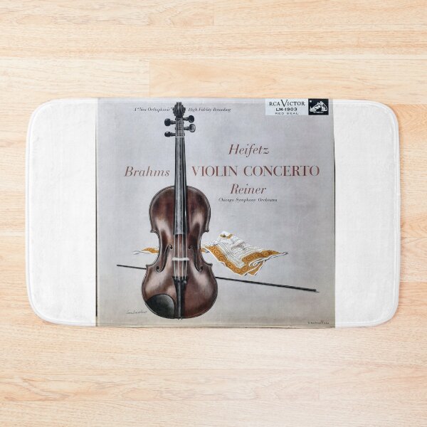 Artikelvorschau,  Violinkonzert, Brahms, Heifetz, Reiner, Chicago Symphony Orchestra‎, Violinkonzert, 1954, Klassik, Album, Violine entworfen und verkauft von Vintaged.