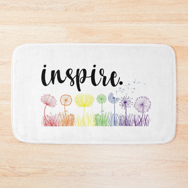 Item preview, Inspire. Dandelion rainbow design designed and sold by faithfullyyours.