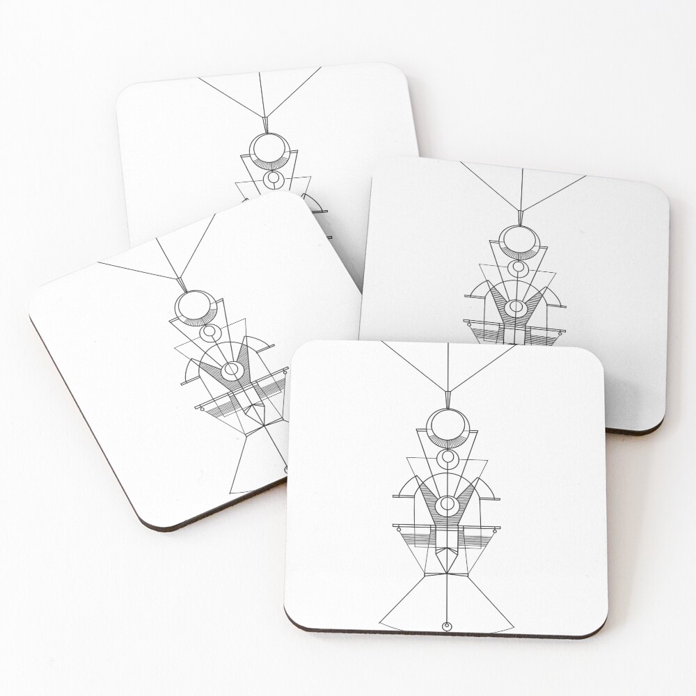 Item preview, Coasters (Set of 4) designed and sold by CHROMACOOL.