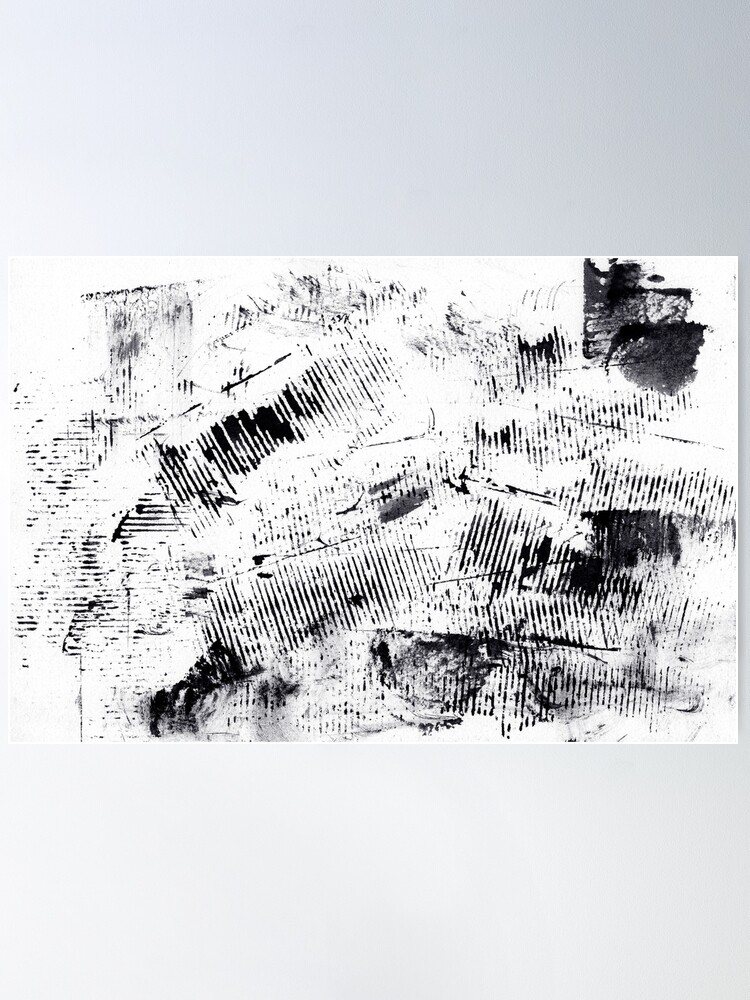 ink explorations (153) - abstract black india ink painting Art Board Print  for Sale by expl-rations