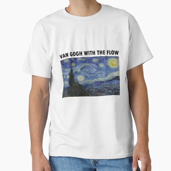 Item preview, Van Gogh With The Flow. designed and sold by wtfbba.
