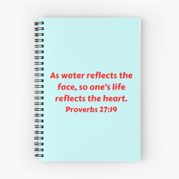 Artikelvorschau, Bible Verse Proverbs 27:19 entworfen und verkauft von Prayingwarrior.
