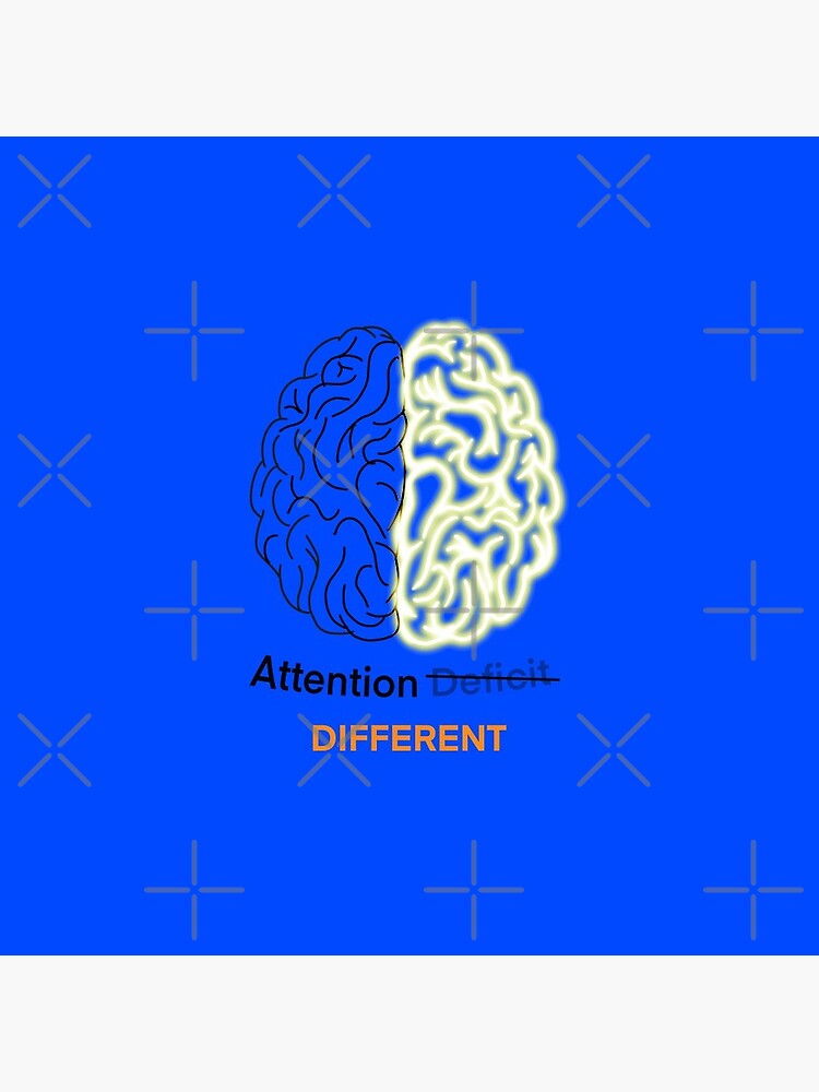 Thumbnail 3 of 3, Pin, Attention different - Adhd brain designed and sold by Fatamimosh.