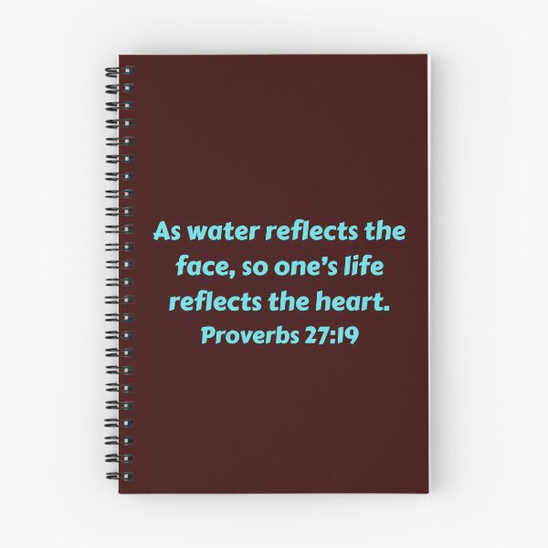 Item preview, Bible Verse Proverbs 27:19 designed and sold by Prayingwarrior.