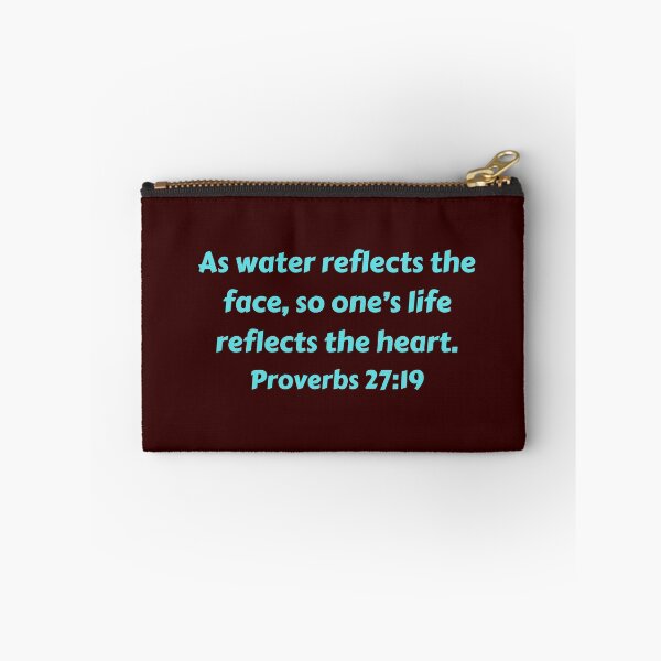 Artikelvorschau, Bible Verse Proverbs 27:19 entworfen und verkauft von Prayingwarrior.