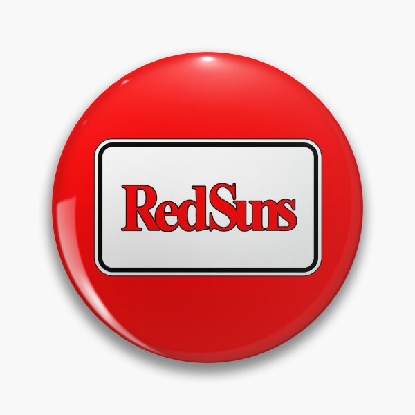 Item preview, RedSuns Plate! (on Red) designed and sold by epinkb.