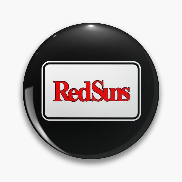 Item preview, RedSuns Plate! (on Black) designed and sold by epinkb.