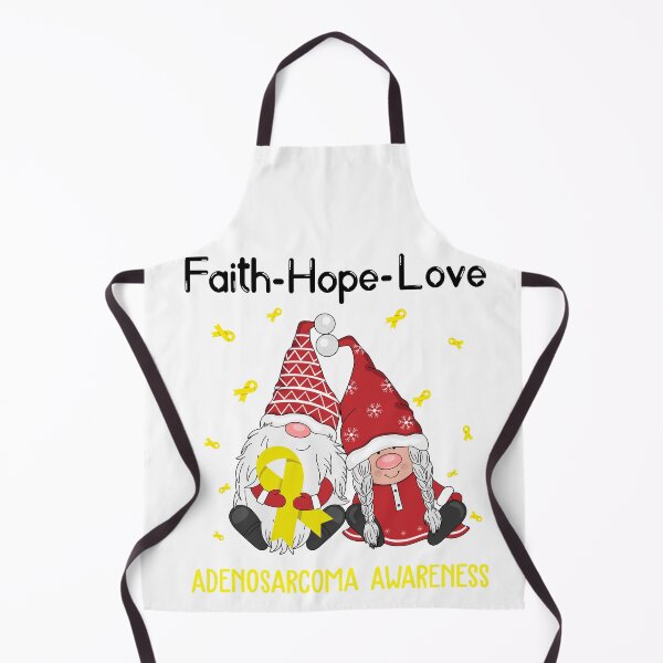 Item preview, Faith Hope Love Adenosarcoma Awareness designed and sold by Sabfit.