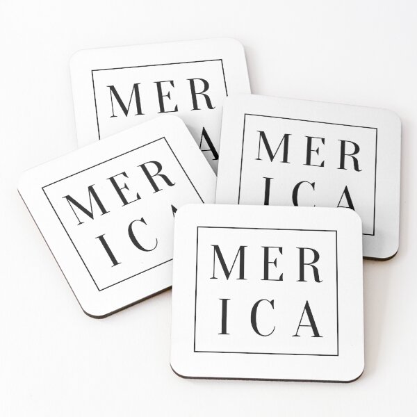 Item preview, Merica Chic July 4 Version- Minimal B&W Modern USA  designed and sold by PeriodicLabel.