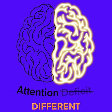 Artwork thumbnail, Attention different - Adhd brain by Fatamimosh