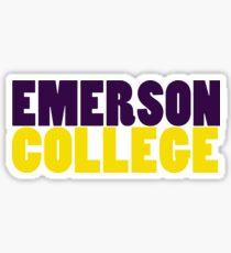 Emerson College Sticker