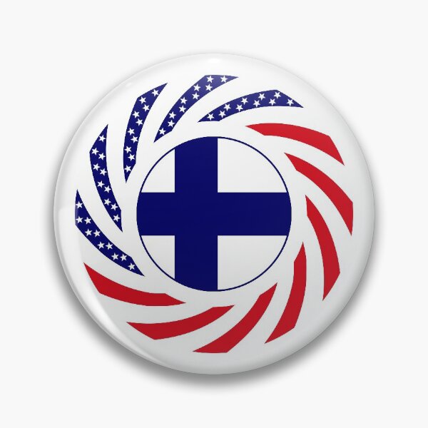 Item preview, Finnish American Multinational Patriot Flag Series designed and sold by Carbon-Fibre Media.
