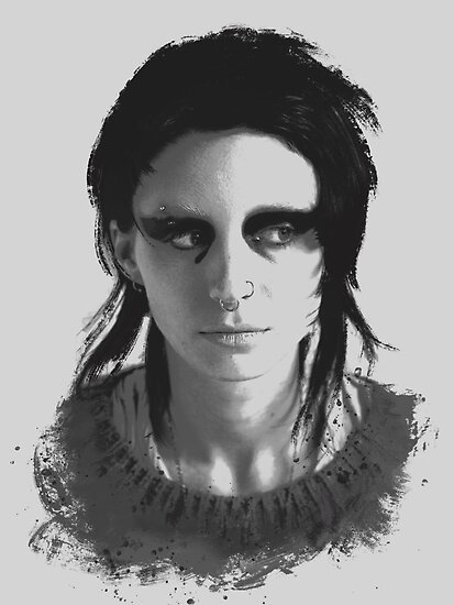 "Lisbeth Salander" Posters by silverFlame265 | Redbubble