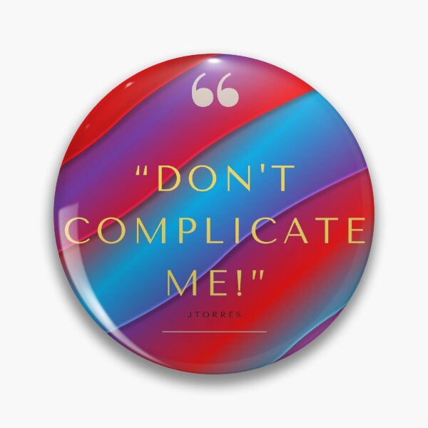 Item preview, Don't Complicate Me designed and sold by LibrosBOOKtique.
