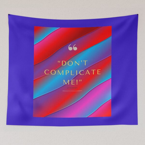 Item preview, Don't Complicate Me designed and sold by LibrosBOOKtique.