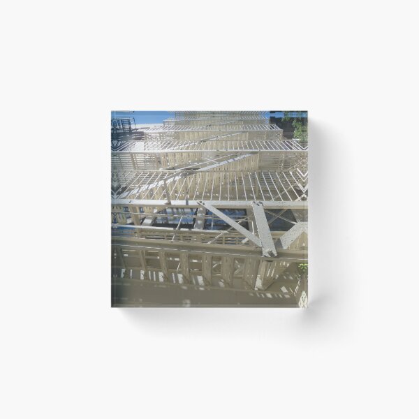 Item preview, Classic Architecture, Fire Escape, West Village, New York City designed and sold by lenspiro.