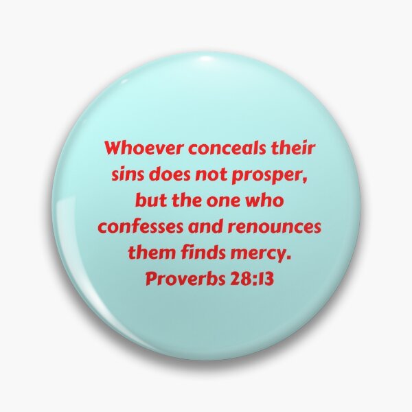 Item preview, Bible Verse Proverbs 28:13 designed and sold by Prayingwarrior.