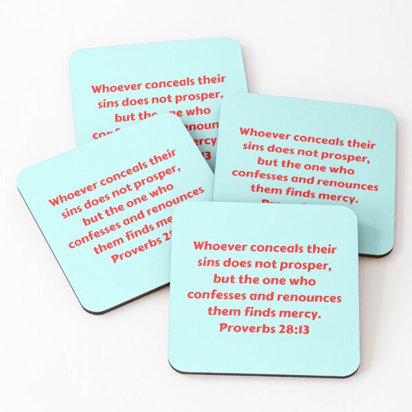 Item preview, Bible Verse Proverbs 28:13 designed and sold by Prayingwarrior.