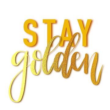 Artwork thumbnail, Stay Golden by Malaika Mustapha