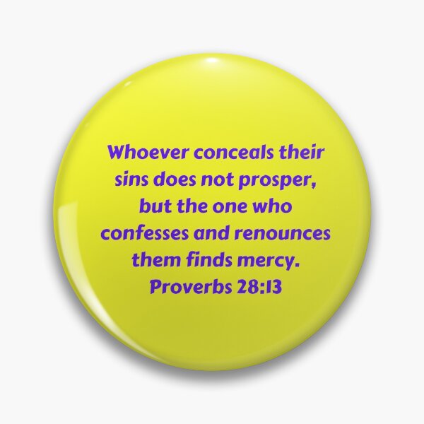 Artikelvorschau, Bible Verse Proverbs 28:13 entworfen und verkauft von Prayingwarrior.
