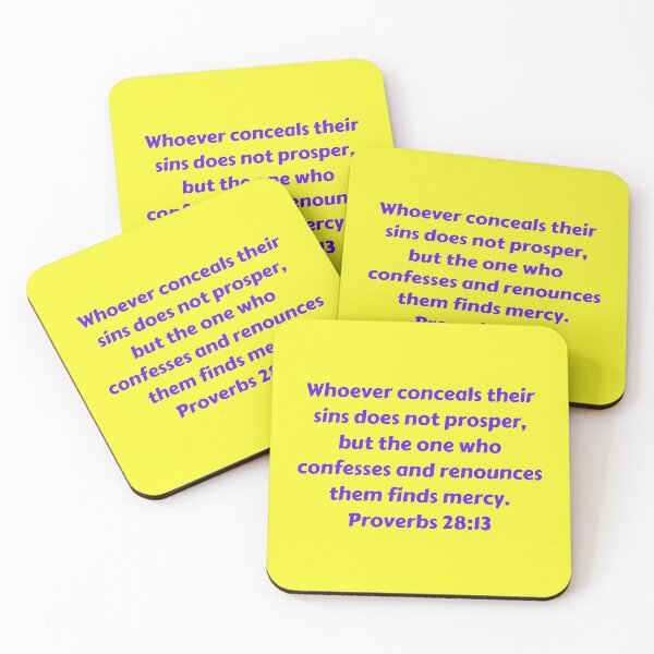 Artikelvorschau, Bible Verse Proverbs 28:13 entworfen und verkauft von Prayingwarrior.