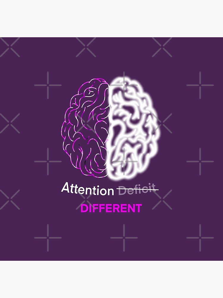 Thumbnail 4 of 4, Pillow, Attention different - Adhd brain designed and sold by Fatamimosh.