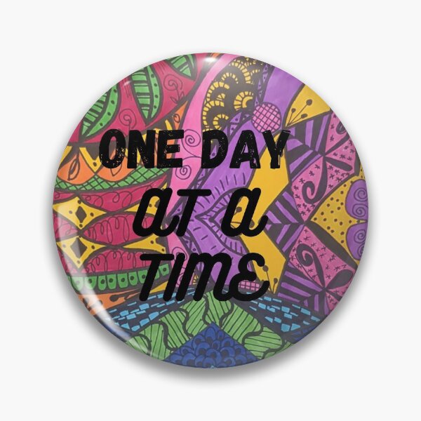 Item preview, One day at a time designed and sold by Craftivity.