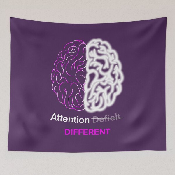 Item preview, Attention different - Adhd brain designed and sold by Fatamimosh.