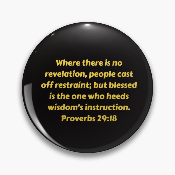 Artikelvorschau, Bible Verse Proverbs 29:18 entworfen und verkauft von Prayingwarrior.