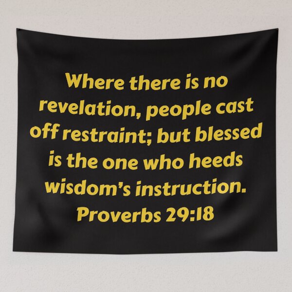 Aperçu de l'œuvre Bible Verse Proverbs 29:18 créée et vendue par Prayingwarrior.