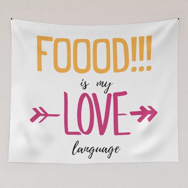 Item preview, Food is my Love Language  designed and sold by artesiaKT.