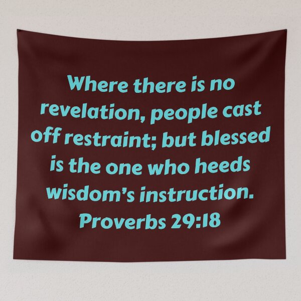 Aperçu de l'œuvre Bible Verse Proverbs 29:18 créée et vendue par Prayingwarrior.