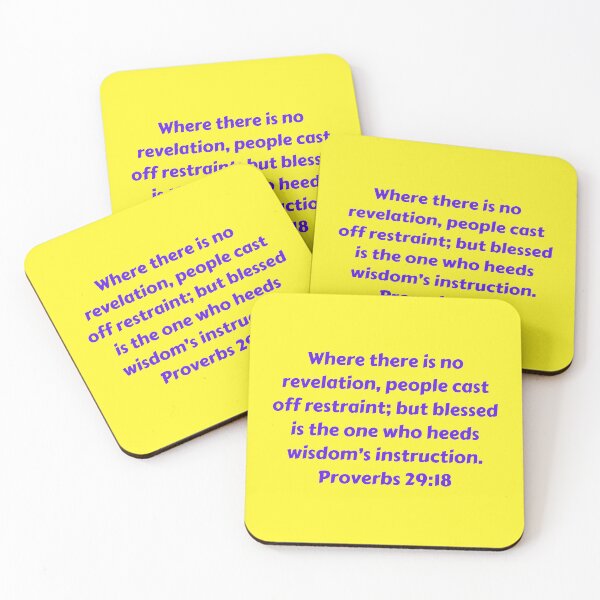 Item preview, Bible Verse Proverbs 29:18 designed and sold by Prayingwarrior.