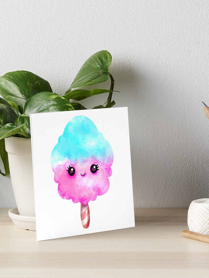 Kawaii Cotton Candy | Art Board Print