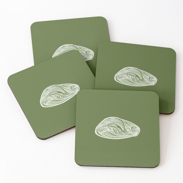 Item preview, Rich Abstract Line Art in Green designed and sold by MathenaArt.