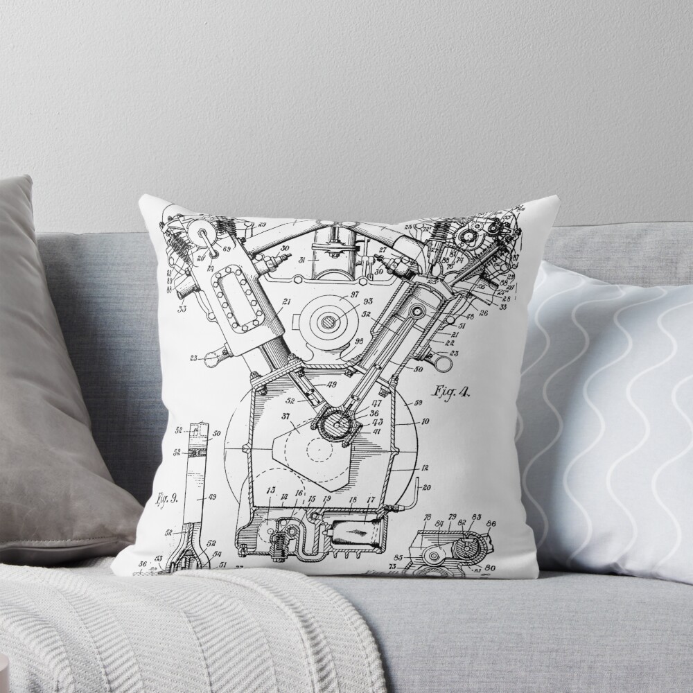 Item preview, Throw Pillow designed and sold by RustyForks.