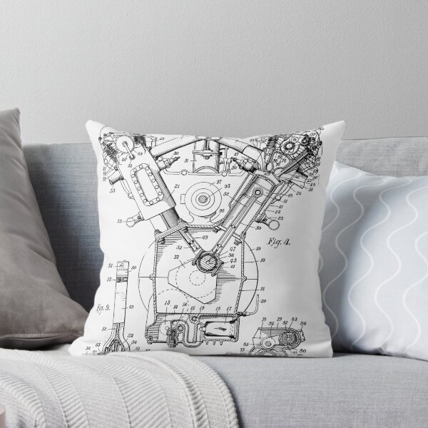 Item preview, Internal Combustion Engine Technical Patent Drawing designed and sold by RustyForks.