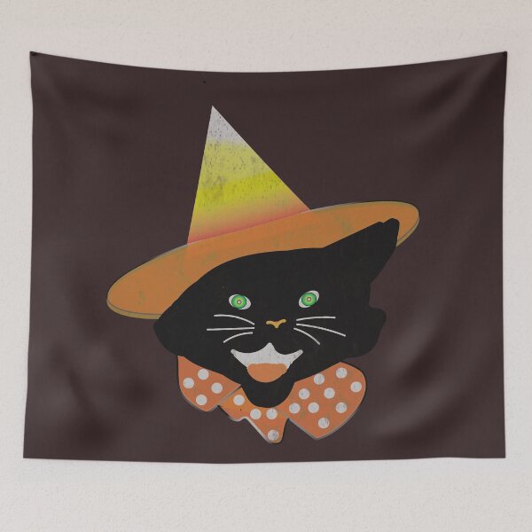 Item preview, Distress Black Halloween cat designed and sold by JAZTshirt.