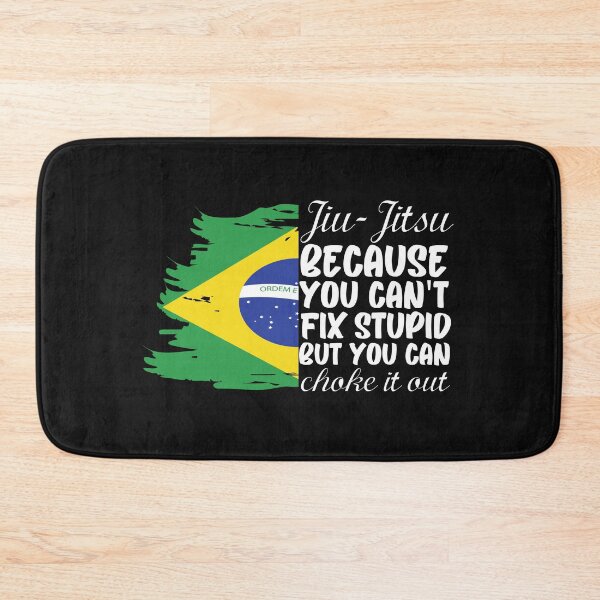 Item preview, Brazilian Jiu Jitsu BJJ, JiuJitsu because you can't fix stupid but you can choke it out designed and sold by Click-Like.