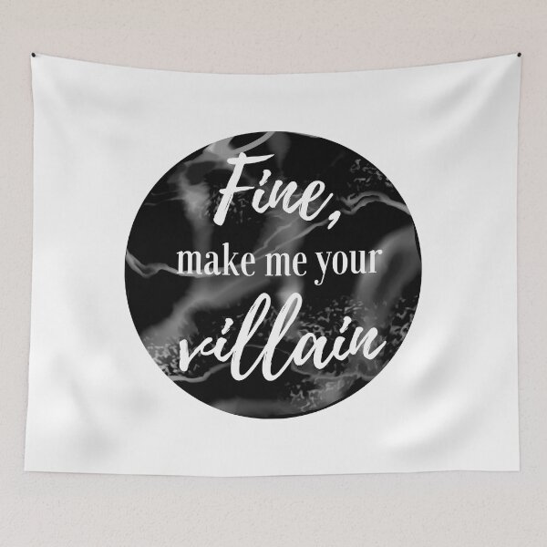 Item preview, Make Me Your Villain Marbled designed and sold by RockyCreekArt.