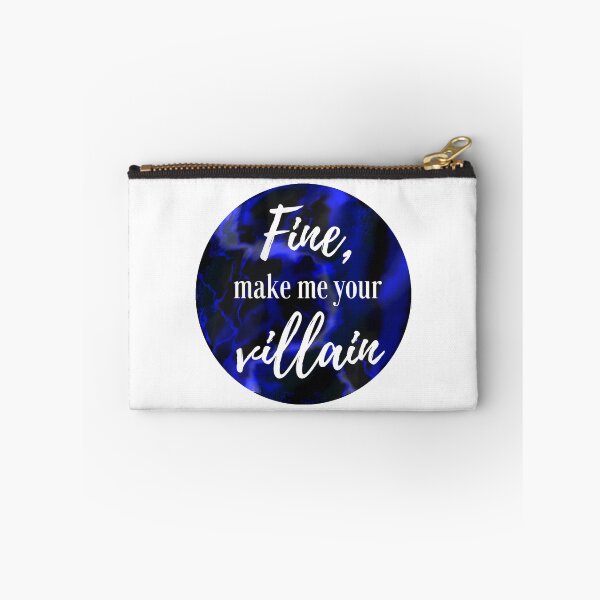 Item preview, Make Me Your Villain Blue Marbled designed and sold by RockyCreekArt.