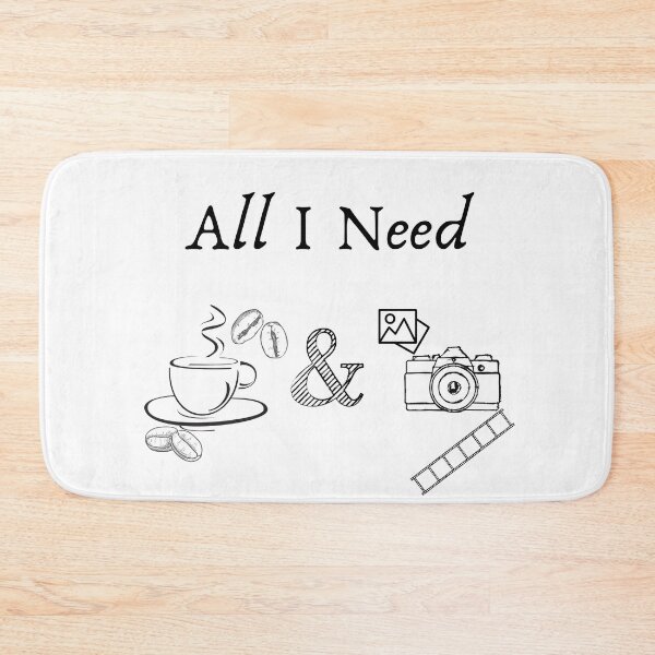 Item preview, All I Need: Coffee & Camera designed and sold by TrendCreations.