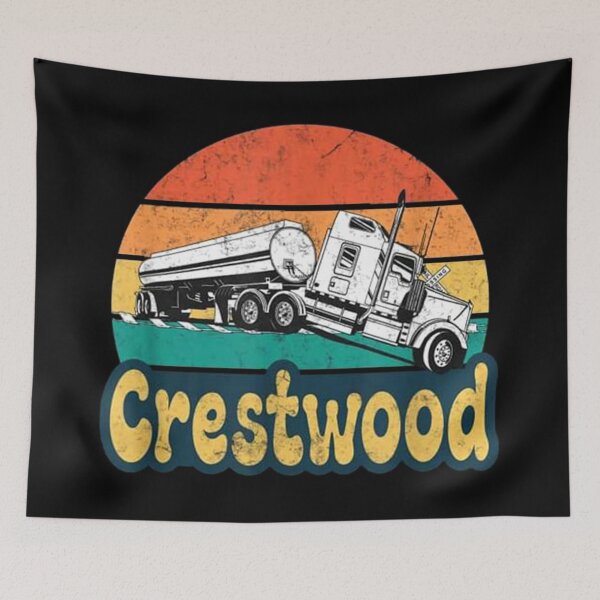 Item preview, Crestwood Kentucky KY Tourism Semi Stuck on Railroad Tracks Shirt designed and sold by switching1309.