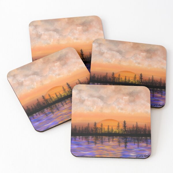 Item preview, Sunset on the Lake designed and sold by LandZcreations.