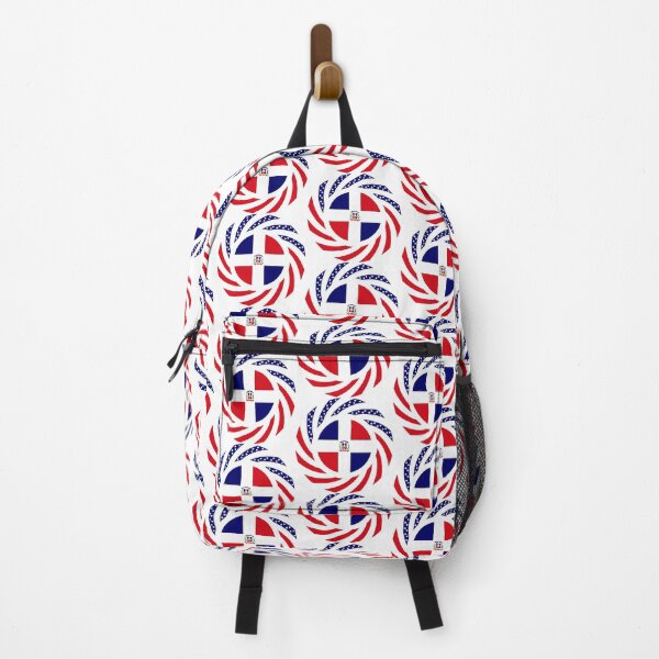 Item preview, Dominican American Multinational Patriot Flag Series designed and sold by Carbon-Fibre Media.