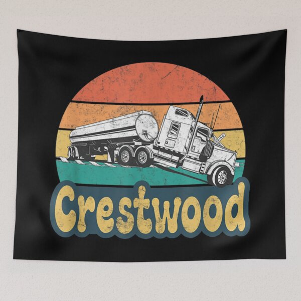 Item preview, Crestwood Kentucky KY Tourism Semi Stuck on Railroad Tracks Vintage Shirt designed and sold by switching1309.