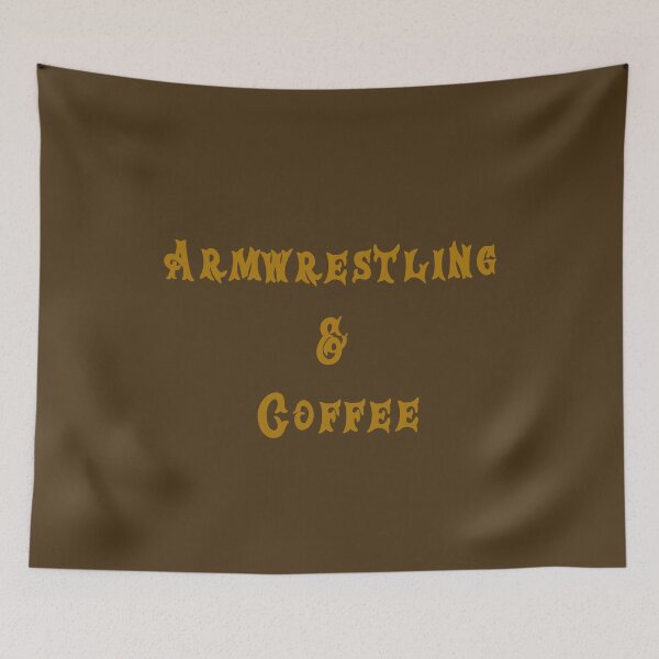 Item preview, Armwrestling & Coffee design designed and sold by Constant Readers.